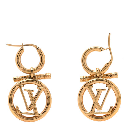 Louis Vuitton Baby Louise Earrings Gold 1 of 3