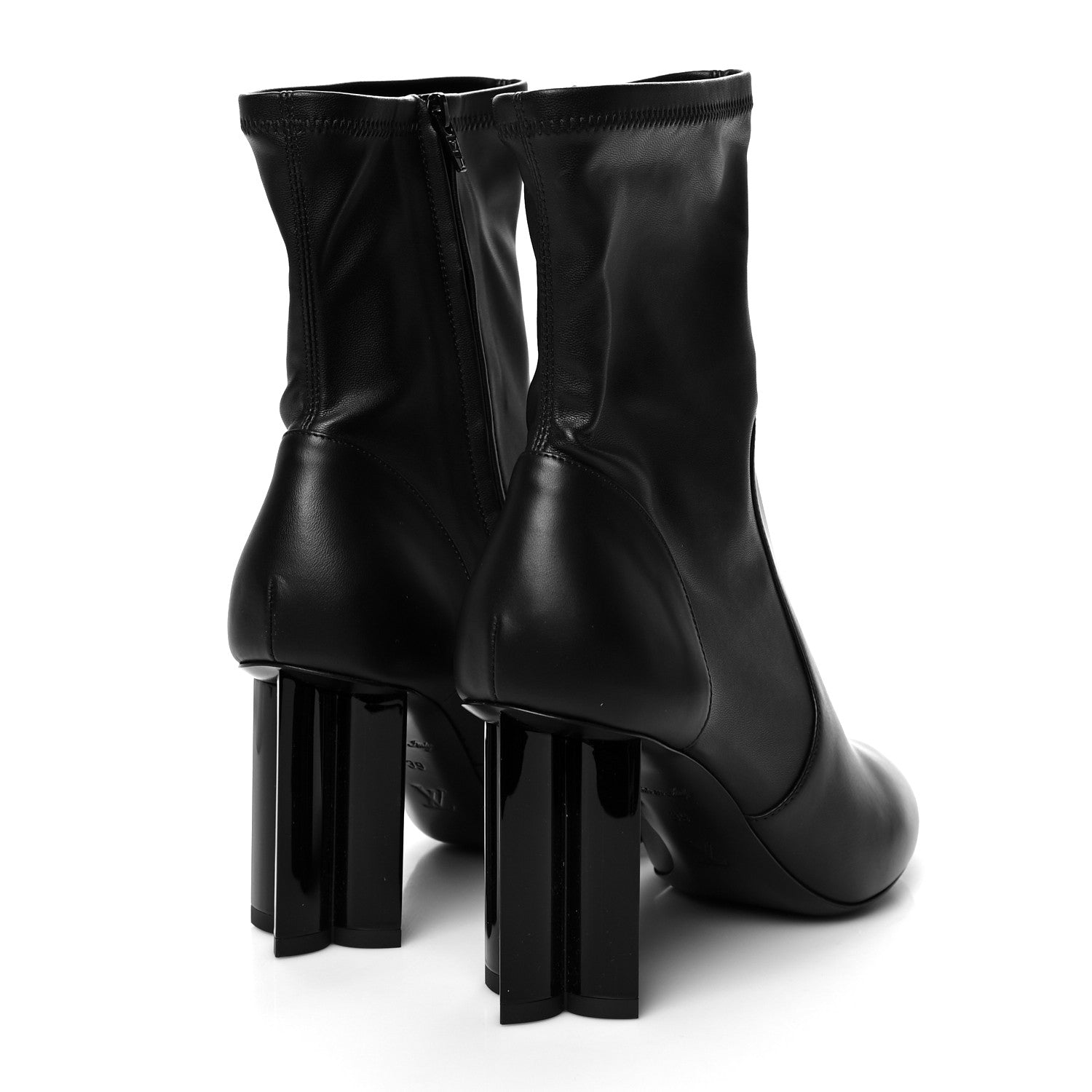 Louis Vuitton Calfskin Silhouette Ankle Boots 39 Black 4 of 7