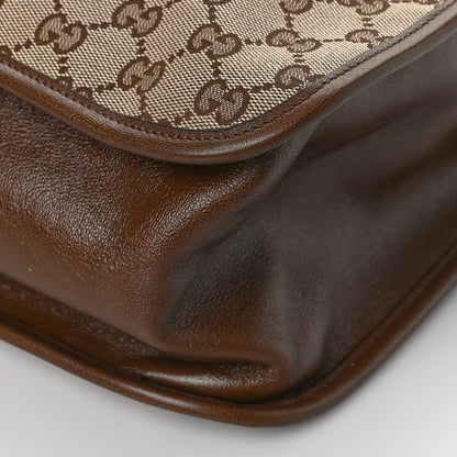 Gucci Monogram Horsebit 1955 Tote Bag Beige Brown Sugar 9 of 9