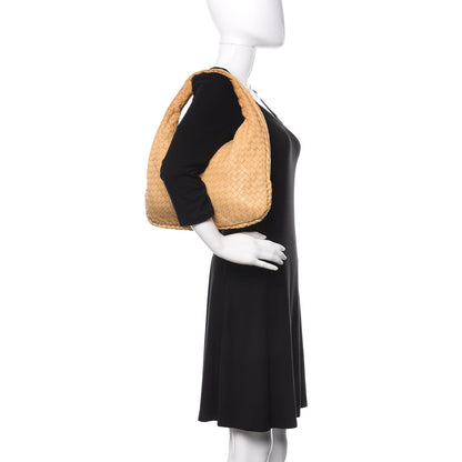 Bottega Veneta Nappa Intrecciato Veneta Hobo Camel 2 of 11