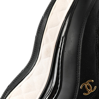 Chanel Velvet Calfskin Mixed Fibers CC Sneakers 37 Black 11 of 16