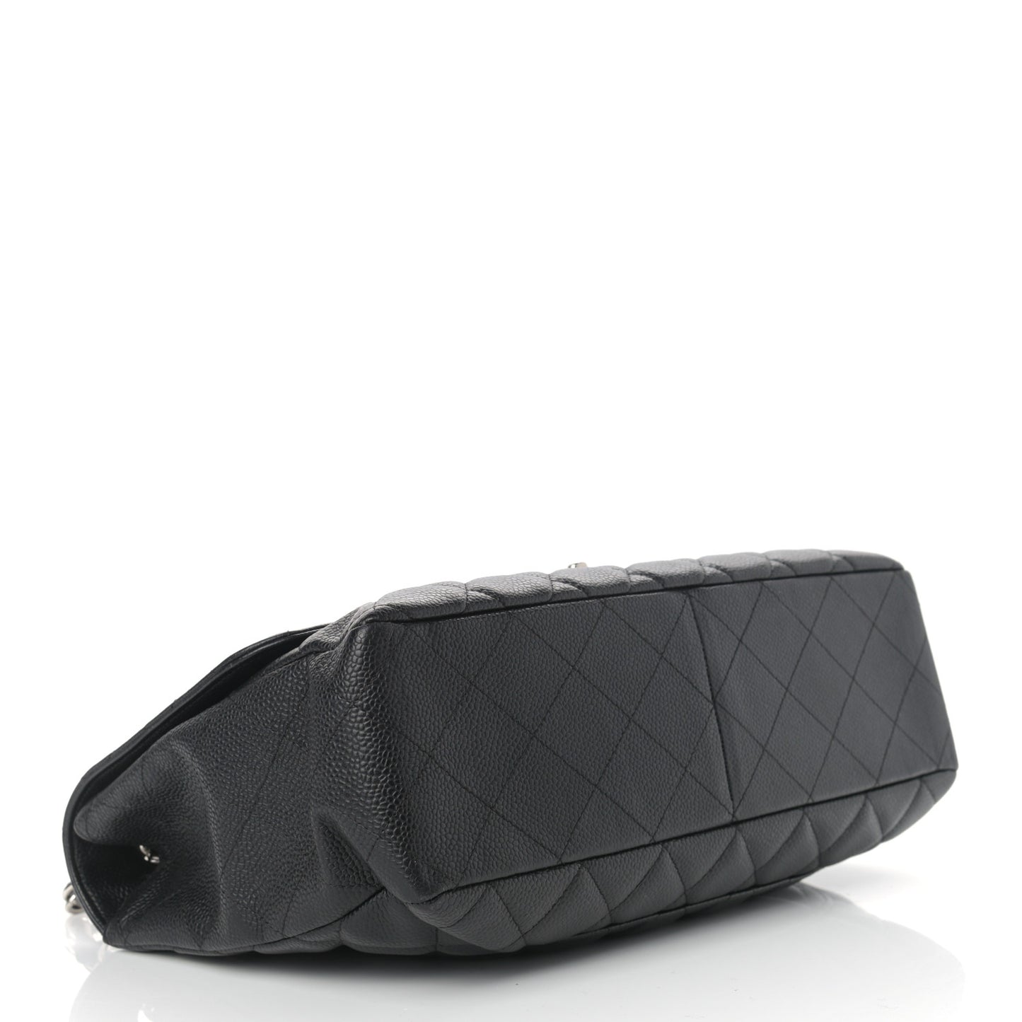 Caviar Quilted Jumbo Single Flap Black
