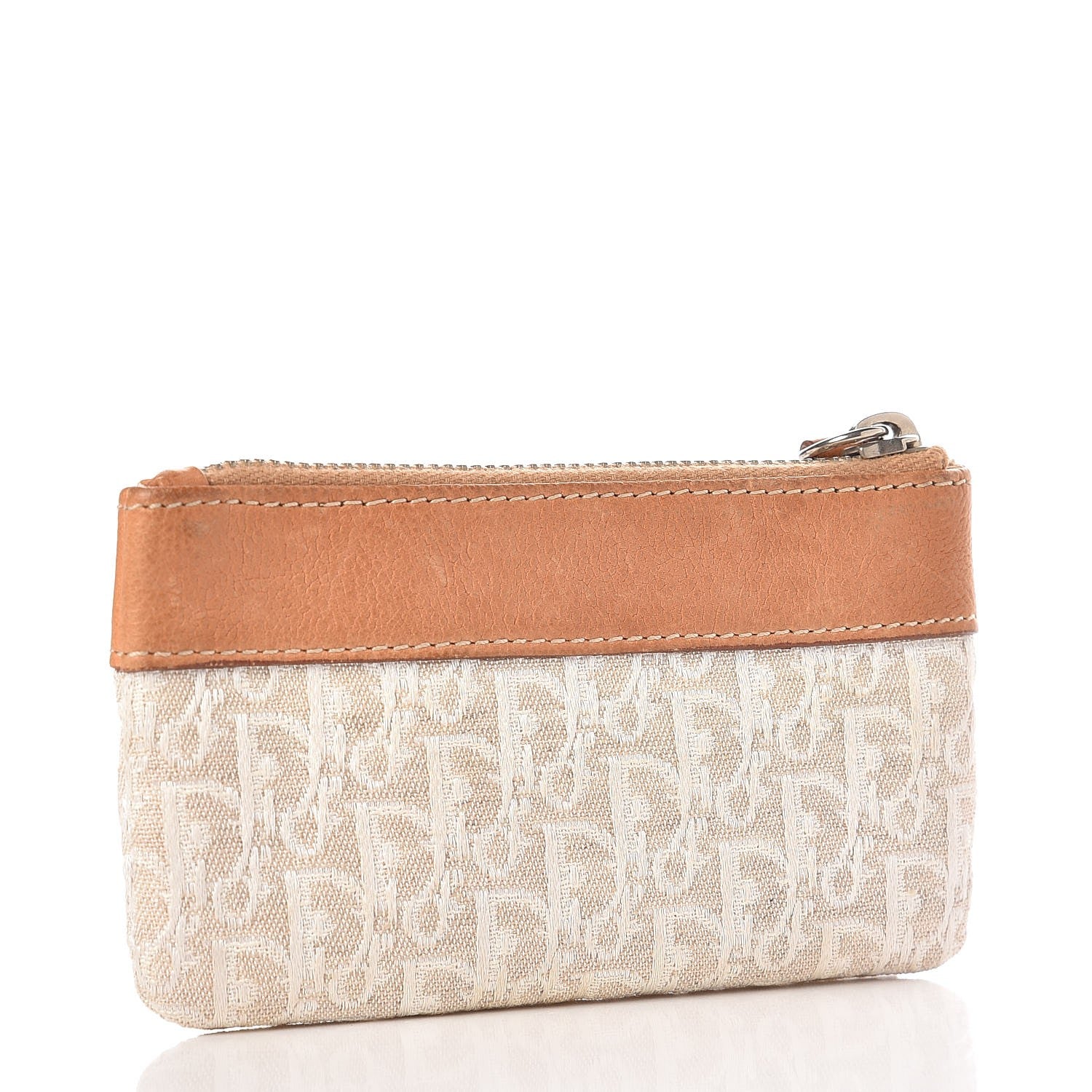 Christian Dior Monogram Calfskin Coin Purse Brown 3 of 6