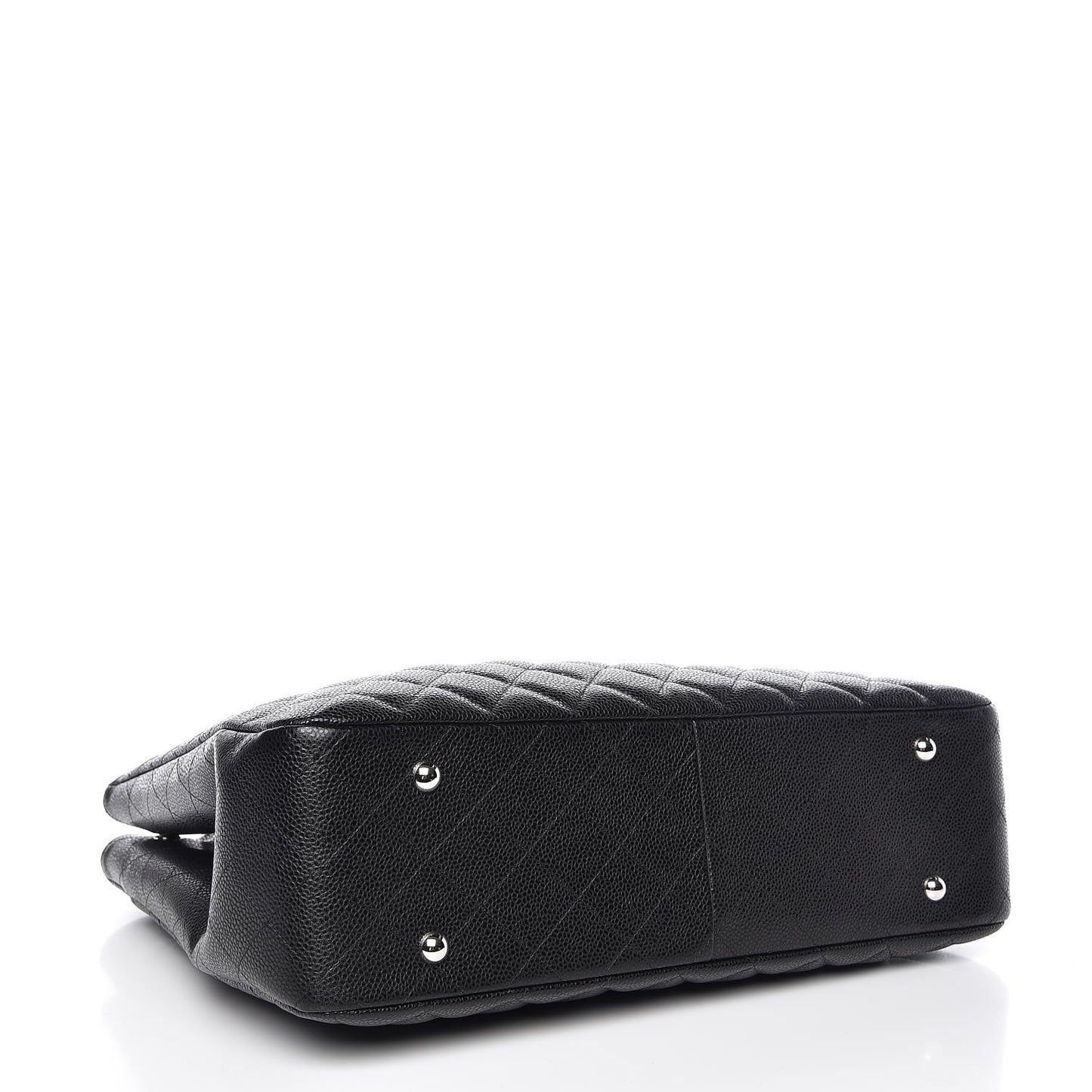 Calfskin Quilted Timeless Tote Black