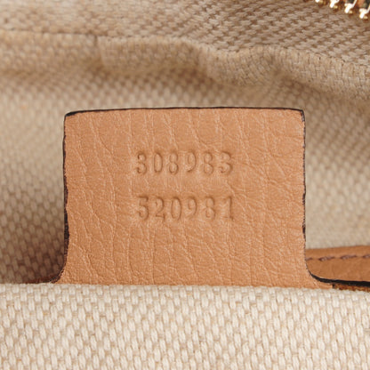 Gucci Pebbled Calfskin Small Soho Bowler Camelia 7 of 7