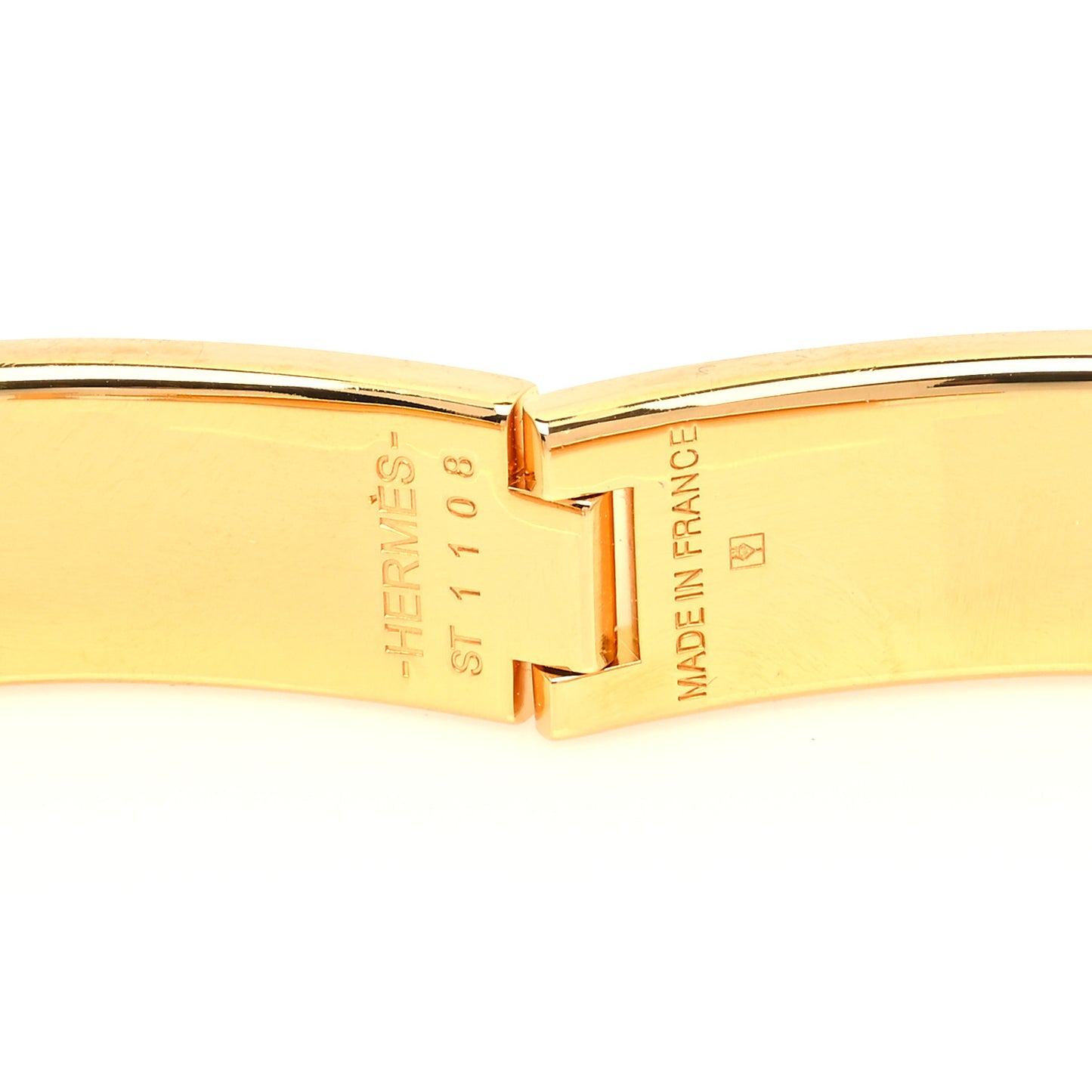 Enamel Narrow Clic Clac H Bracelet PM Bleu Azure
