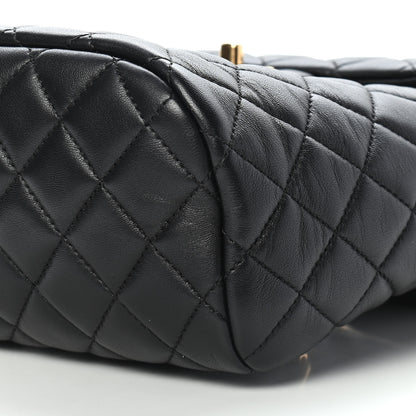 Chanel Lambskin Quilted Mini Urban Spirit Backpack Black 9 of 9