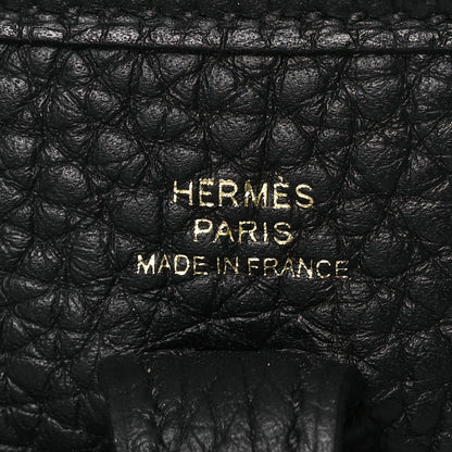 Hermes Taurillon Clemence Evelyne TPM Black 6 of 12