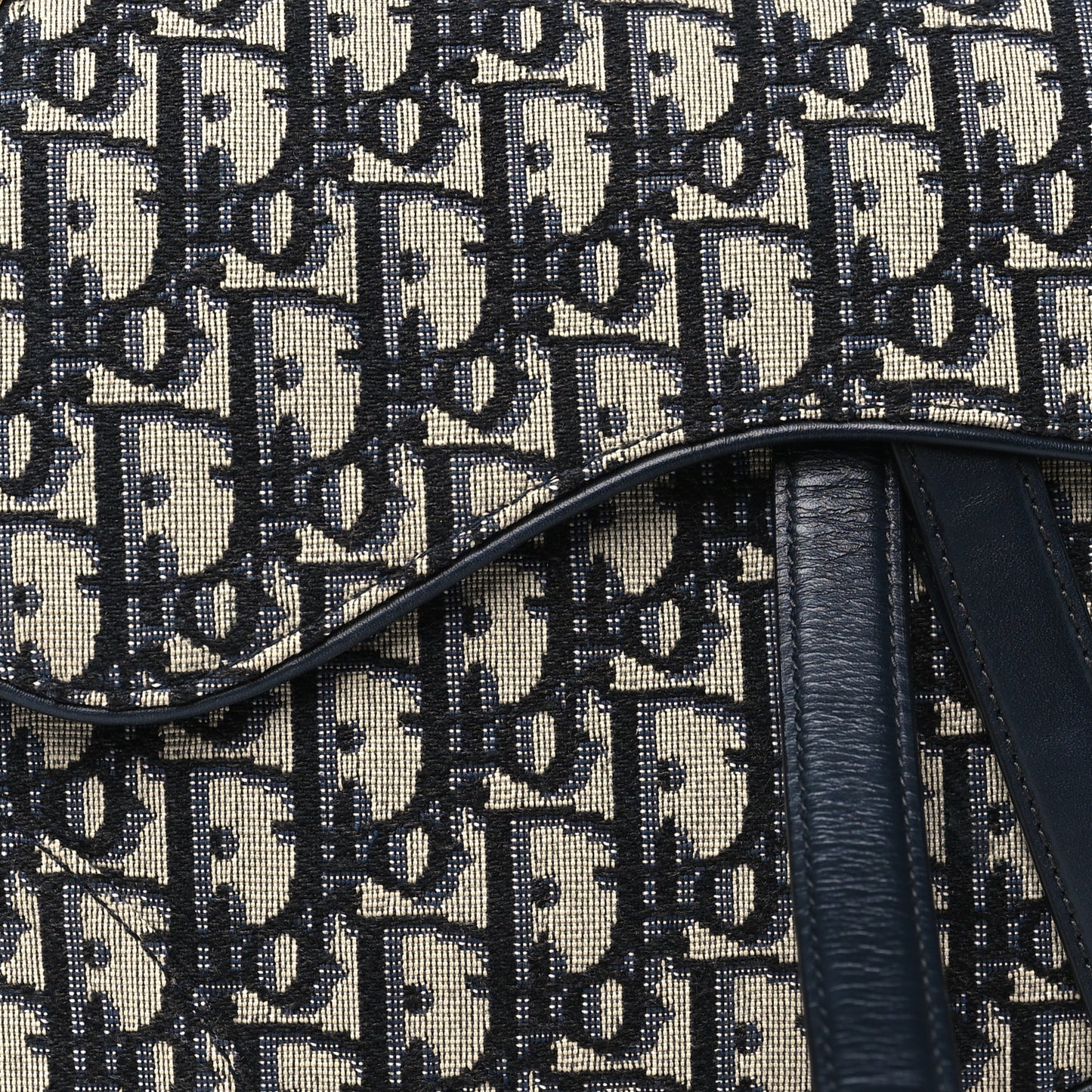Oblique Saddle Bag Blue