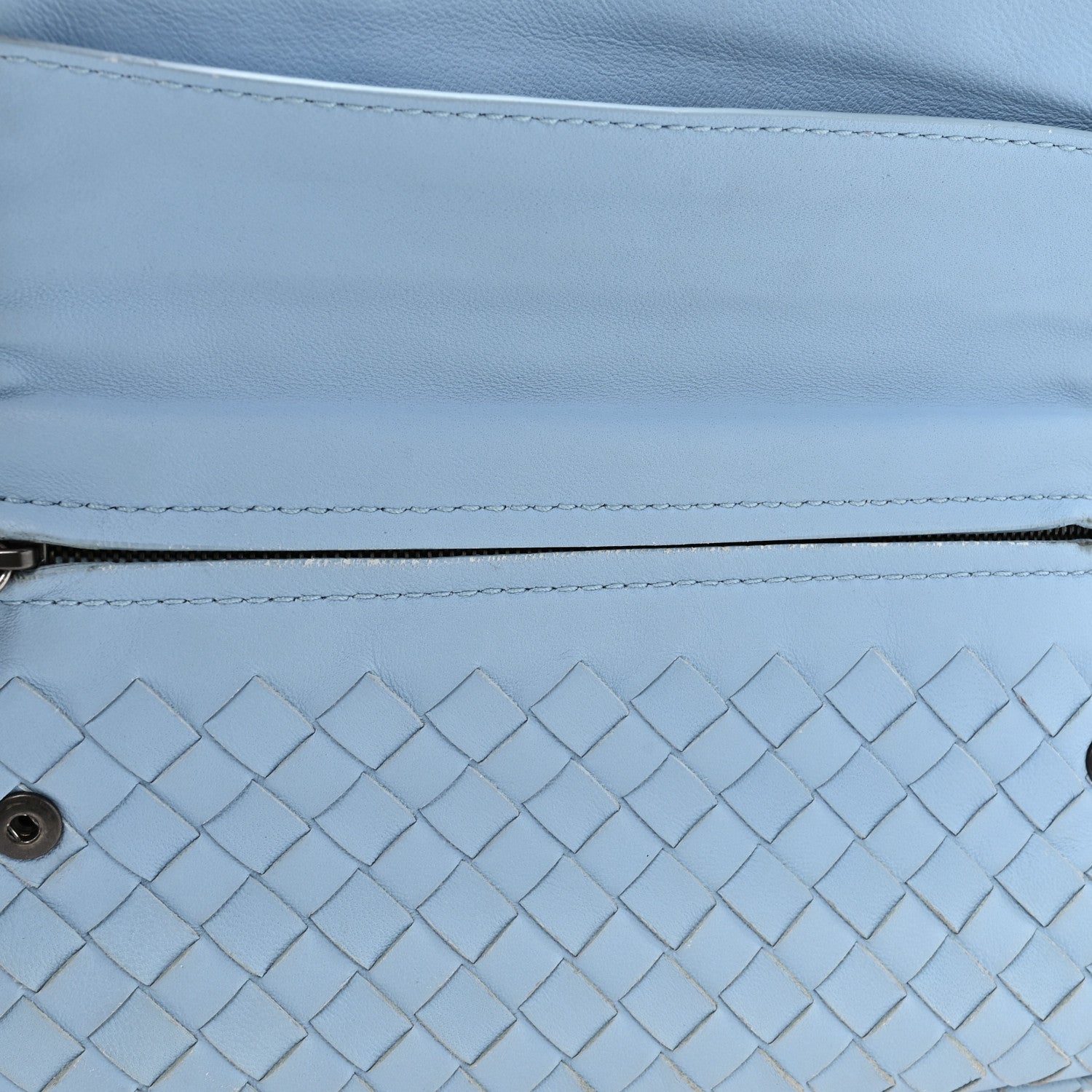 Bottega Veneta Nappa Intrecciato Small Chain Crossbody Ciel 12 of 18