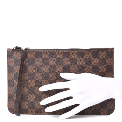 Louis Vuitton Damier Ebene Neverfull MM GM Pochette 2 of 7