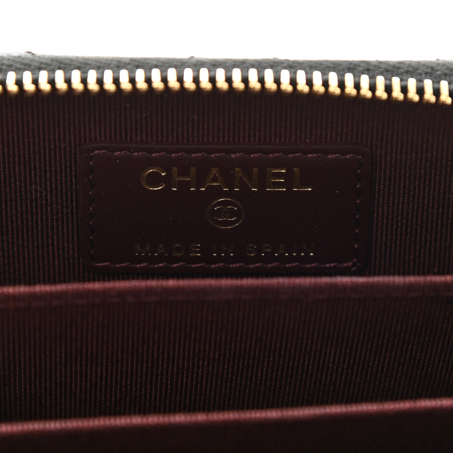 Chanel Caviar Quilted Zip Coin Purse Black 11 of 14
