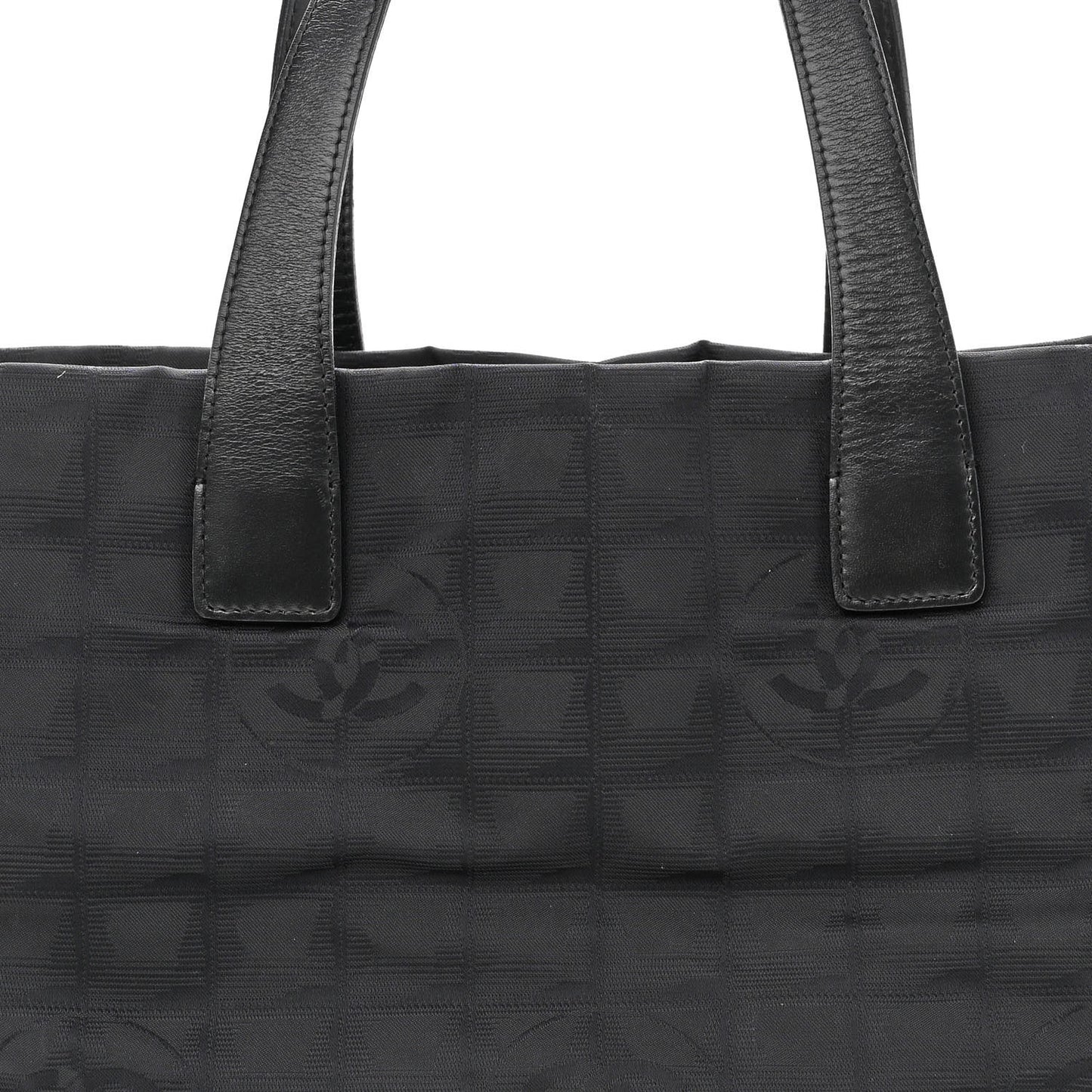 Nylon Medium Travel Tote Black