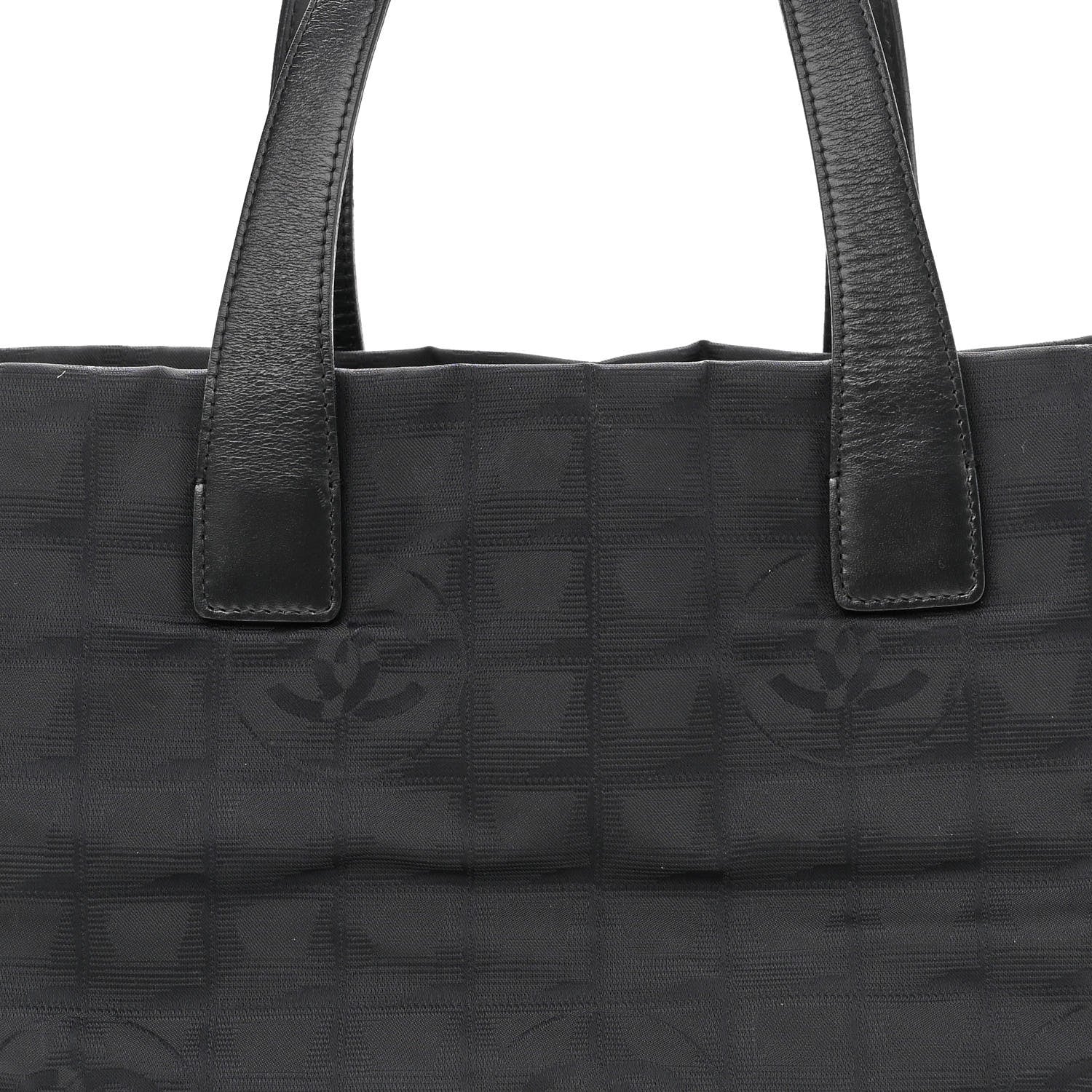 Chanel Nylon Medium Travel Tote Black 7 of 9