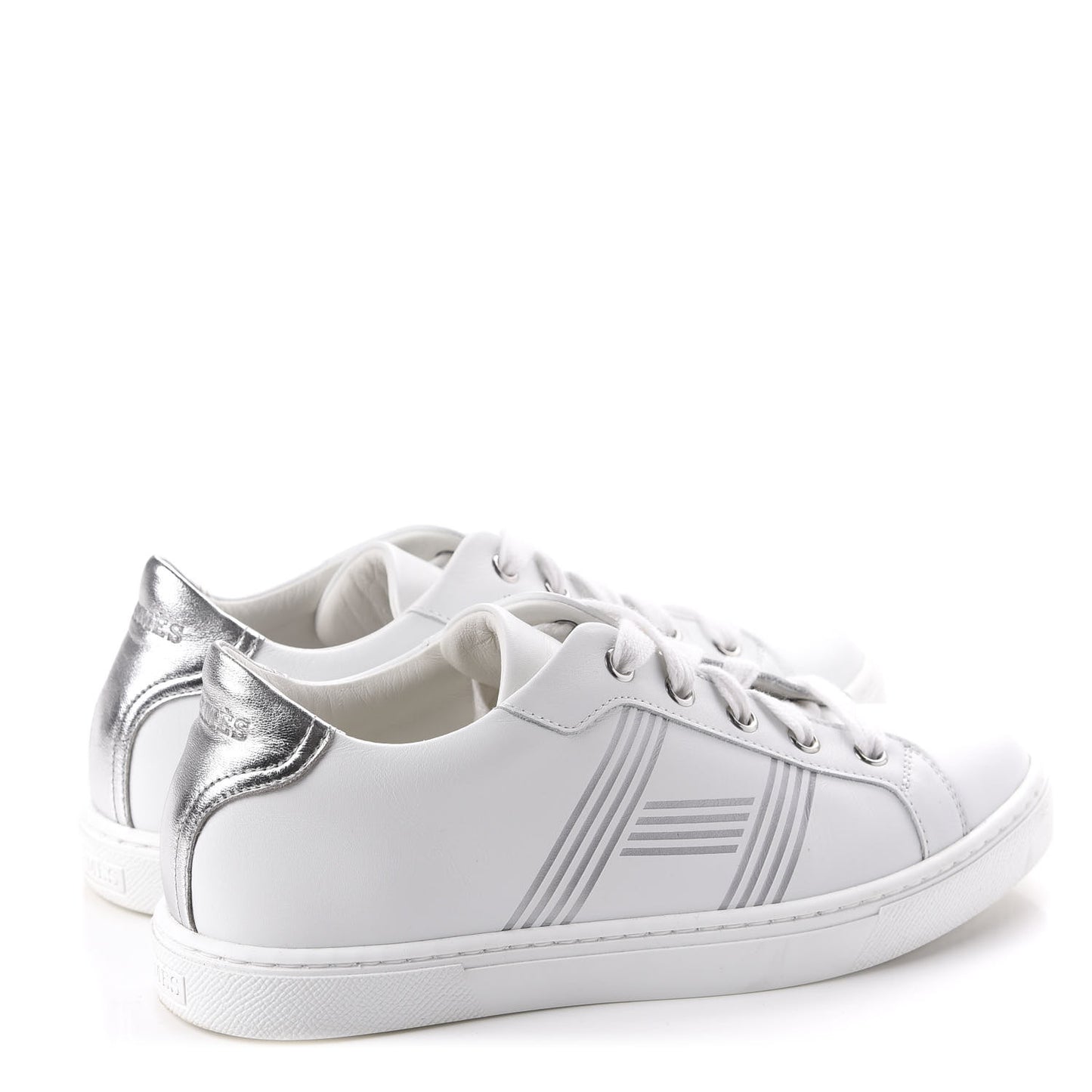 Nappa Womens Avantage Sneakers 36 White Argent