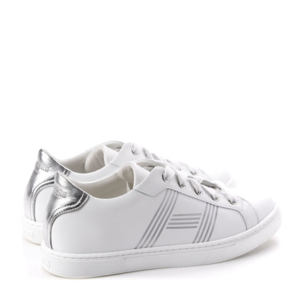 Hermes Nappa Womens Avantage Sneakers 36 White Argent 4 of 12