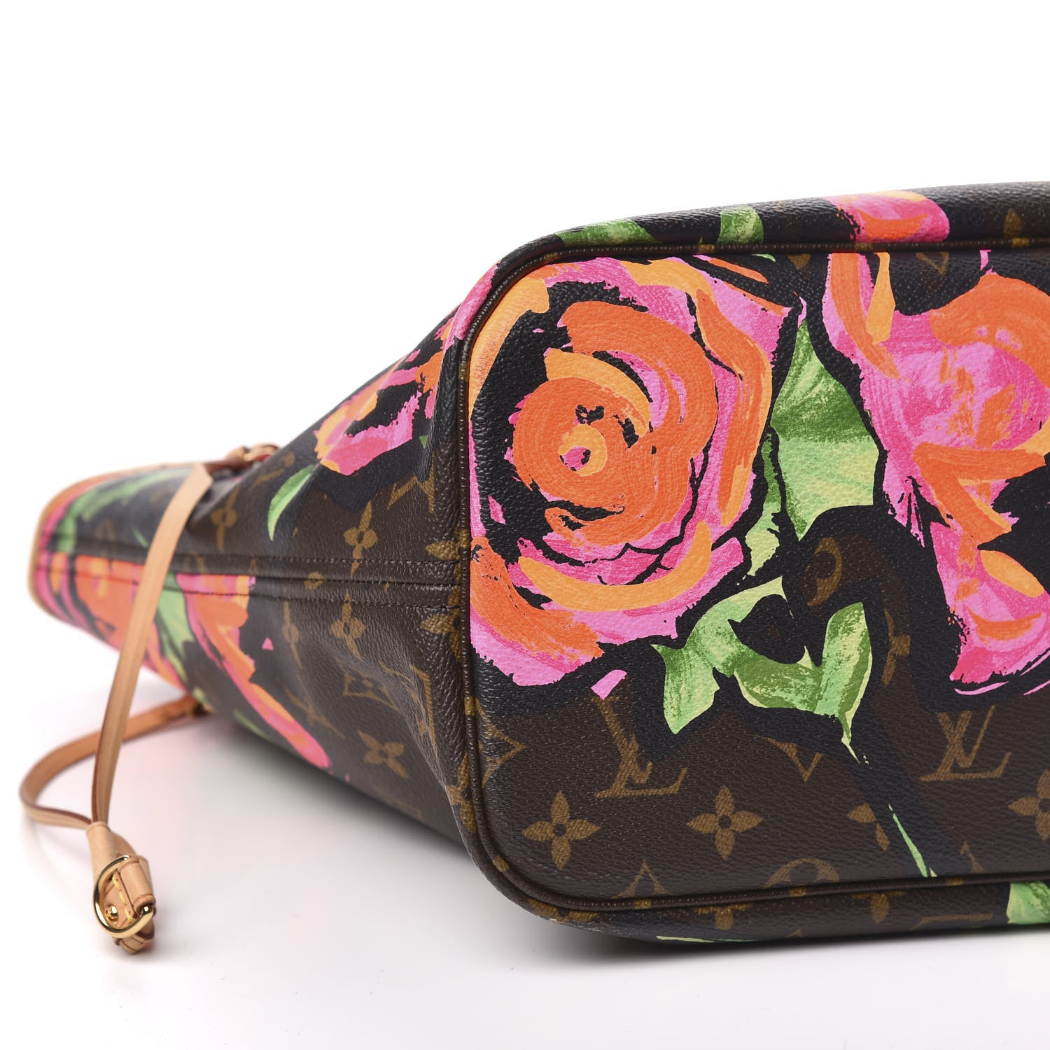 Louis Vuitton Monogram Roses Neverfull MM 8 of 10
