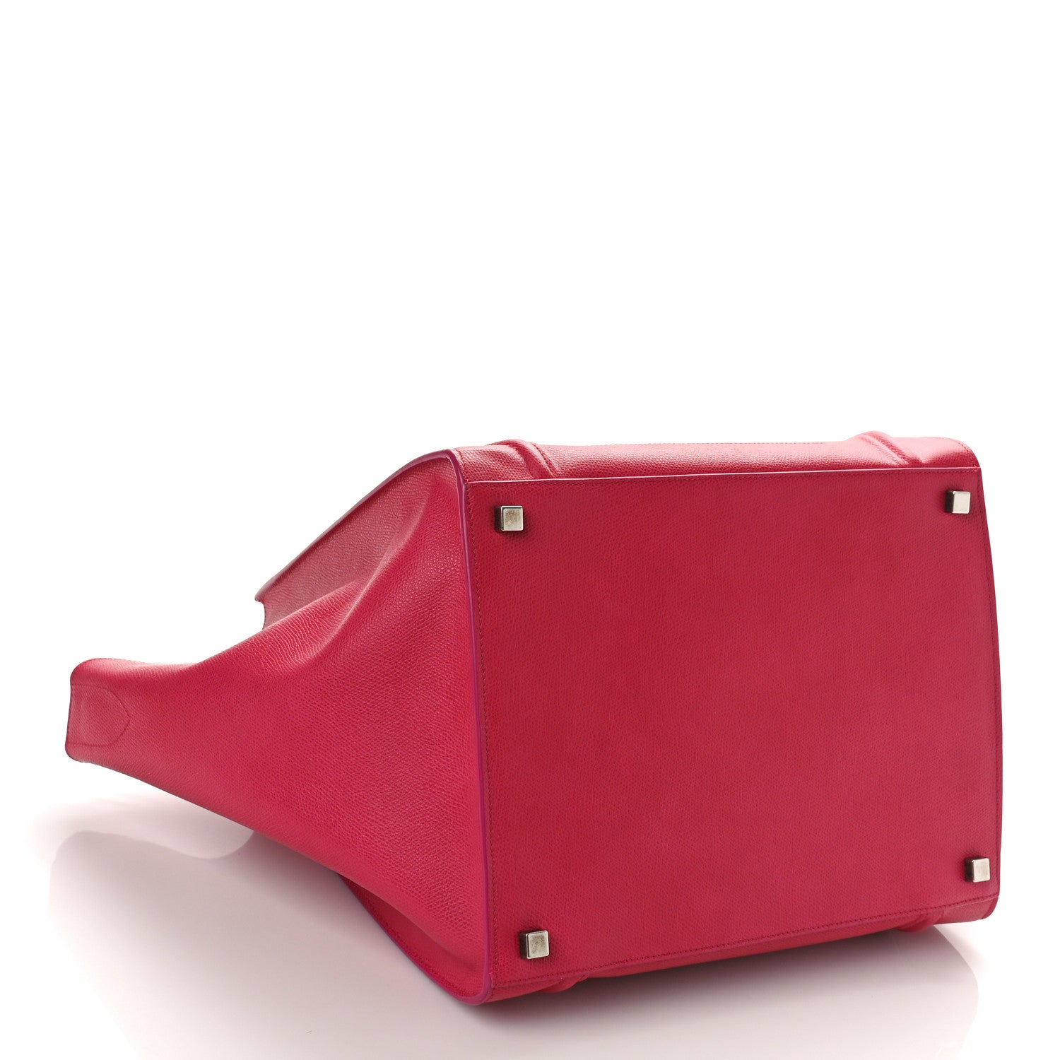Celine Grained Calfskin Medium Phantom Luggage Fuchsia 4 of 8