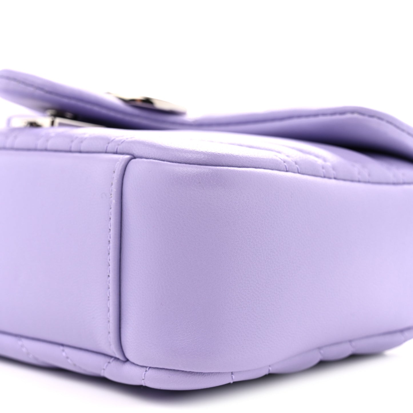 Lambskin Matelasse Small GG Marmont Shoulder Bag Lapis