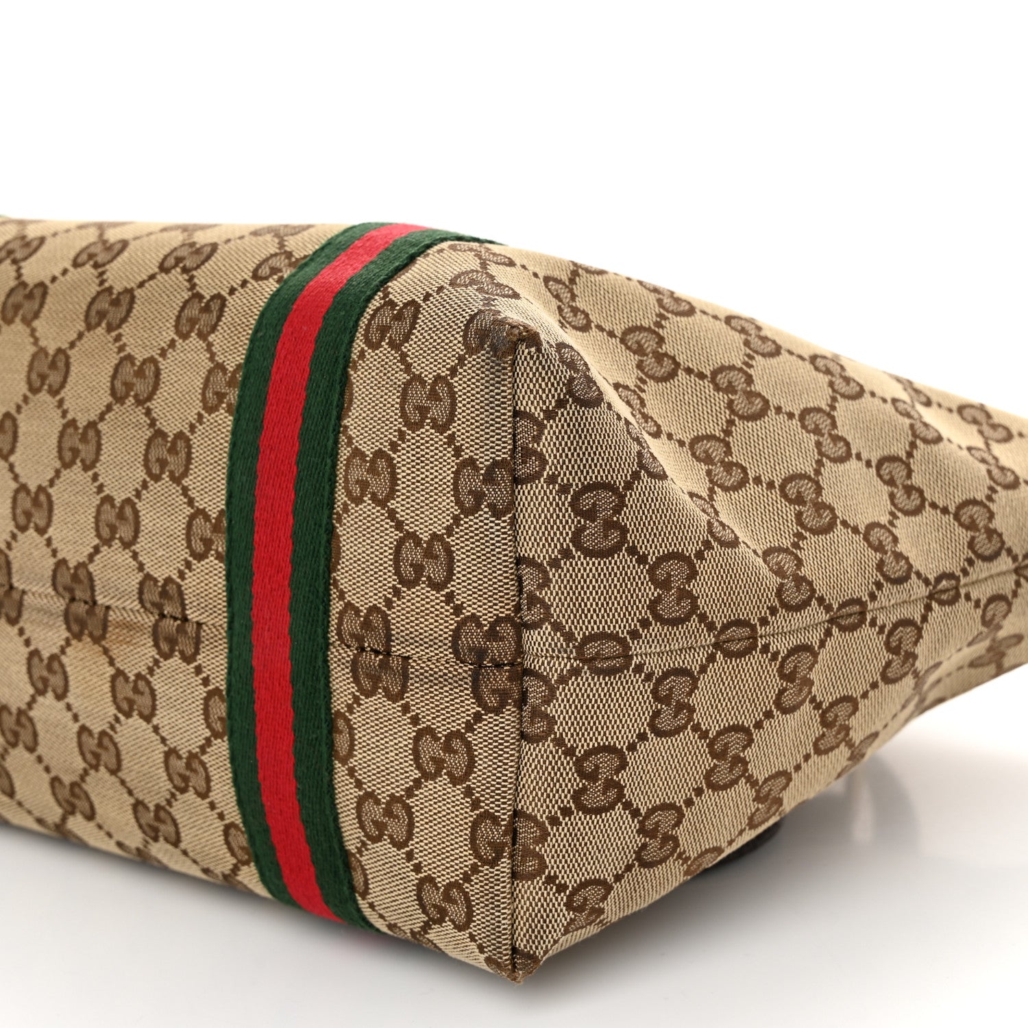 Gucci Monogram Medium Jolicoeur Tote Dark Brown 10 of 11