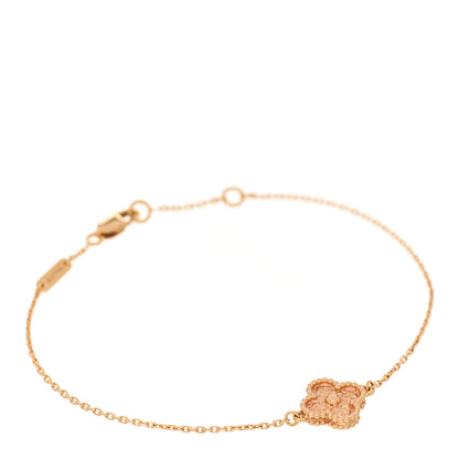 Van Cleef & Arpels 18K Rose Gold Sweet Alhambra Bracelet 1 of 4