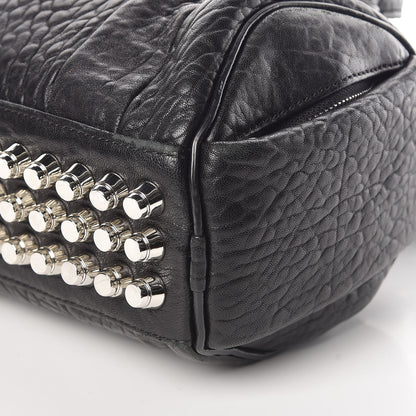 Alexander Wang Pebbled Lambskin Mini Rockie Black Rhodium Hardware 8 of 12