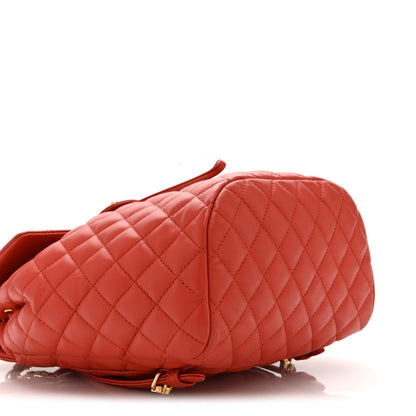 Chanel Lambskin Quilted Small Urban Spirit Backpack Red 9 of 10