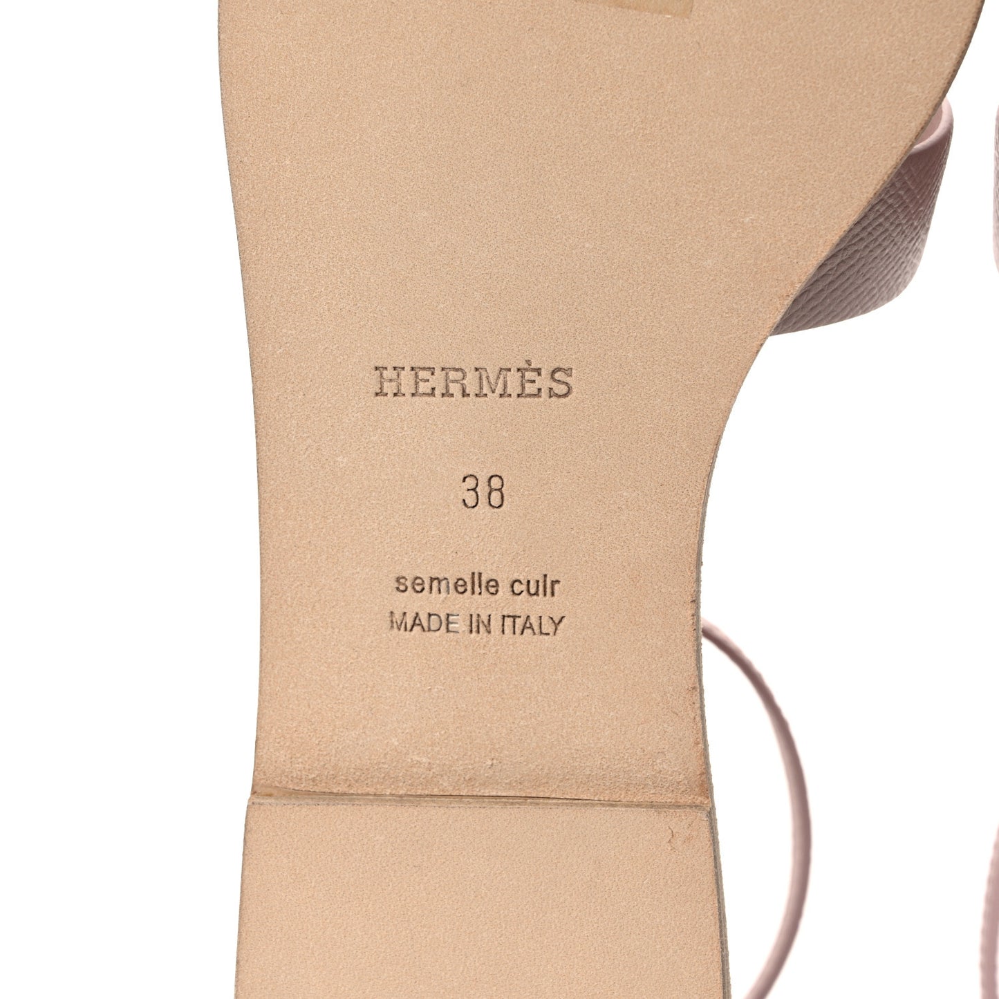 Epsom Santorini Sandals 38 Rose Porcelaine