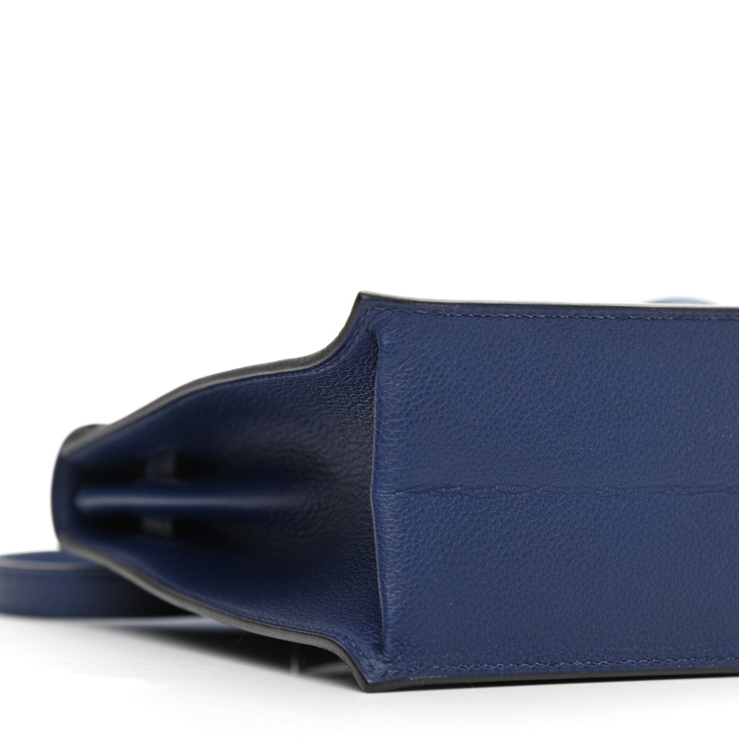 Hermes Evercolor Verso Kelly Danse II Belt Bag Bleu Saphir Bleu France 8 of 9