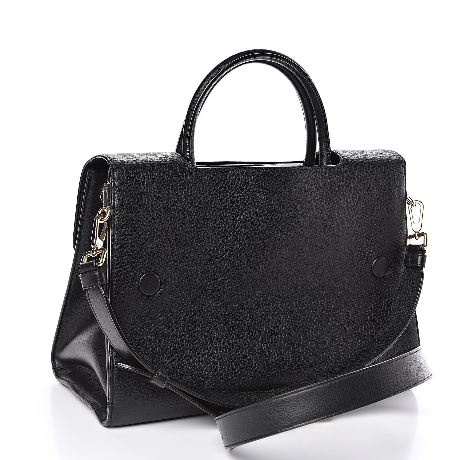 Christian Dior Grained Calfskin Medium Diorever Flap Black 3 of 13