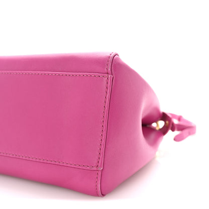 Fendi Nappa Mini Peekaboo Iconic Satchel Magenta 9 of 9