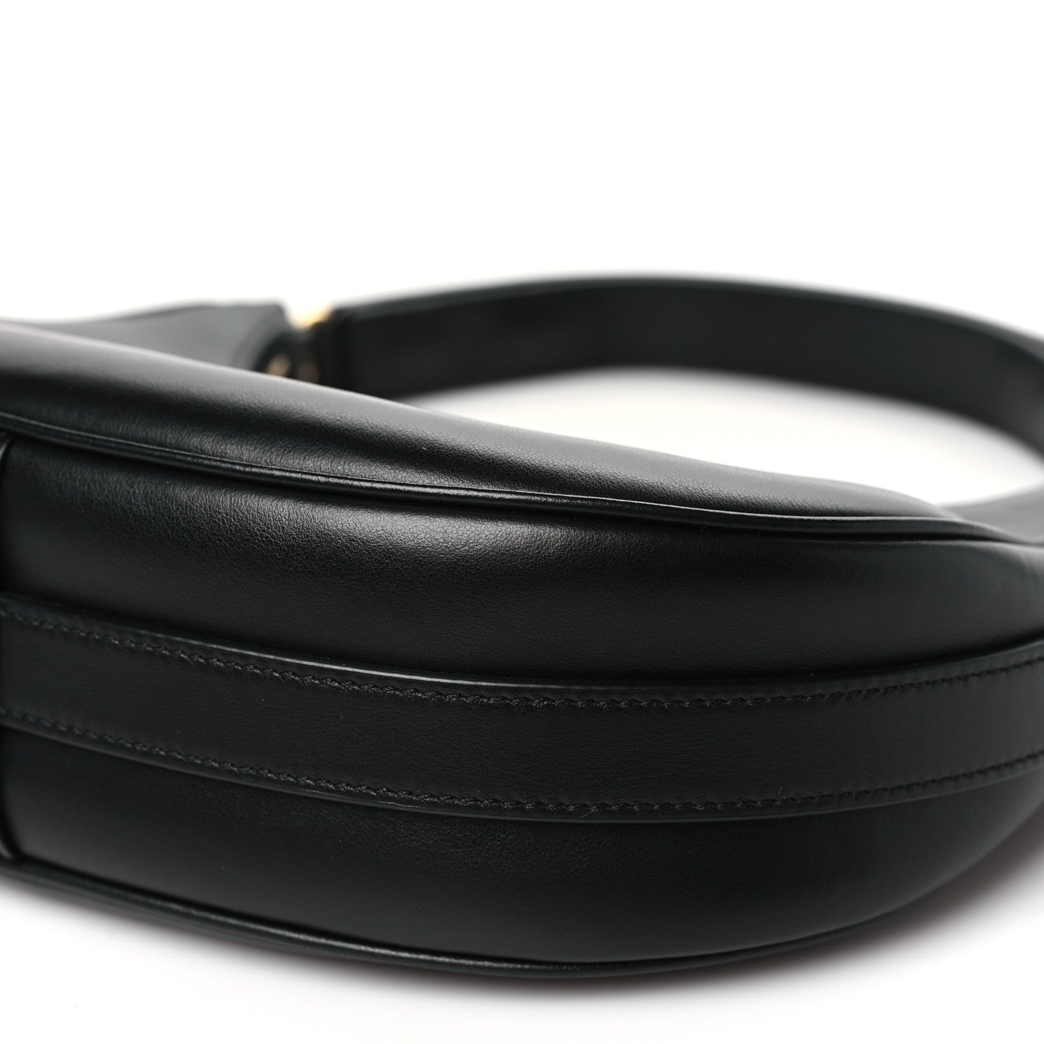 Celine Smooth Calfskin Medium Strap Ava Shoulder Bag Black 9 of 9