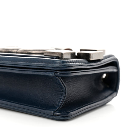 Chanel Plexiglass Lambskin Mini Boy Brick Flap Blue 10 of 13