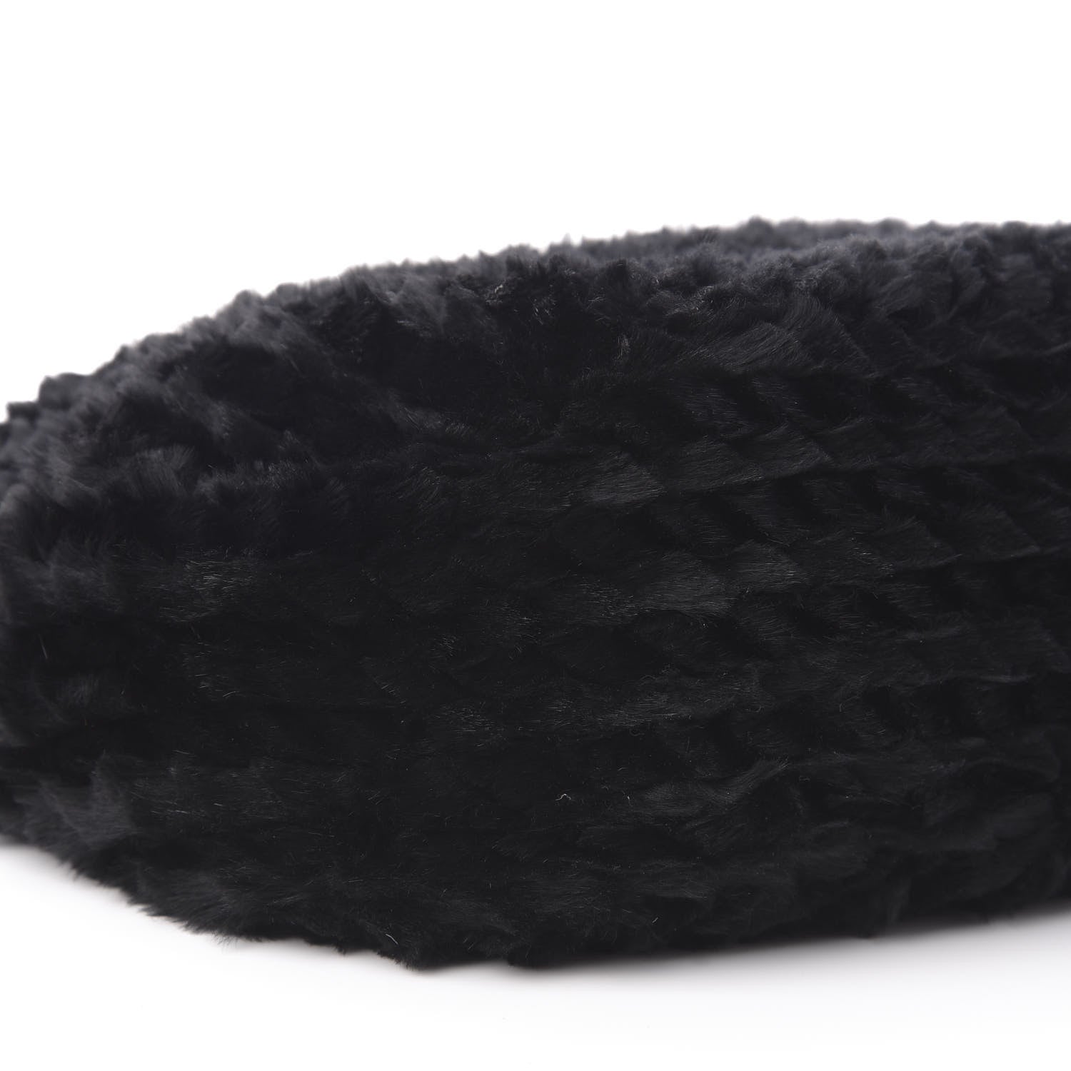 Jimmy Choo Rabbit Fur Solar Hobo Black 8 of 9
