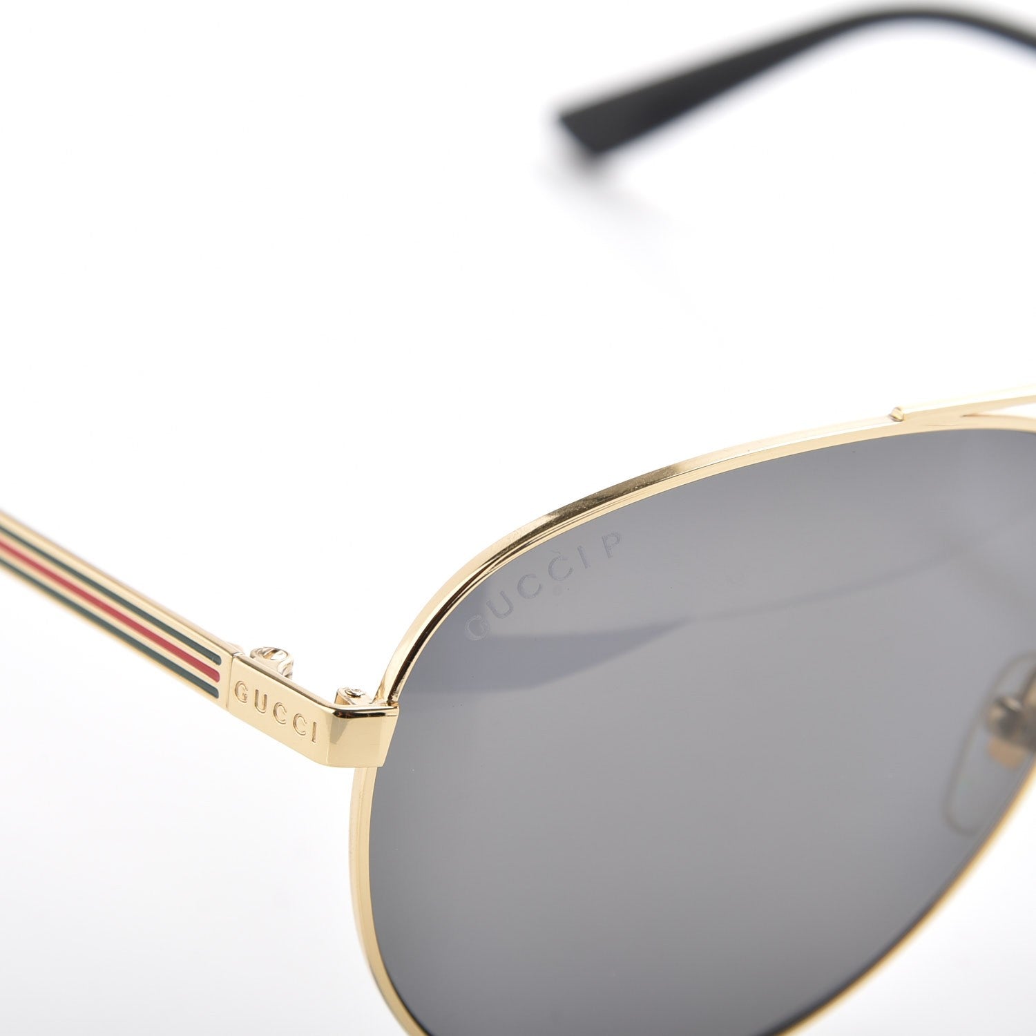 Gucci Aviator Sunglasses GG0237S Gold 9 of 10