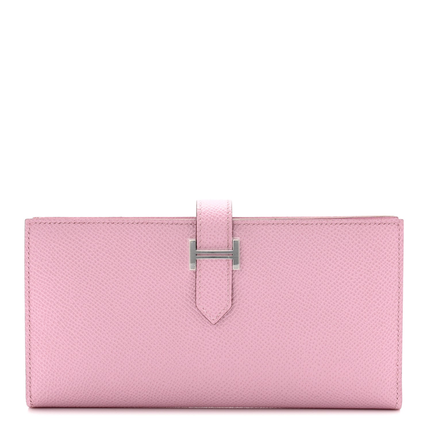Hermes Epsom Bearn Gusset Wallet Mauve Sylvestre 1 of 8