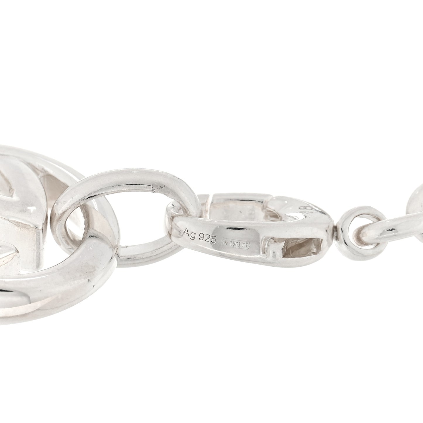 Sterling Silver Britt G Link Bracelet