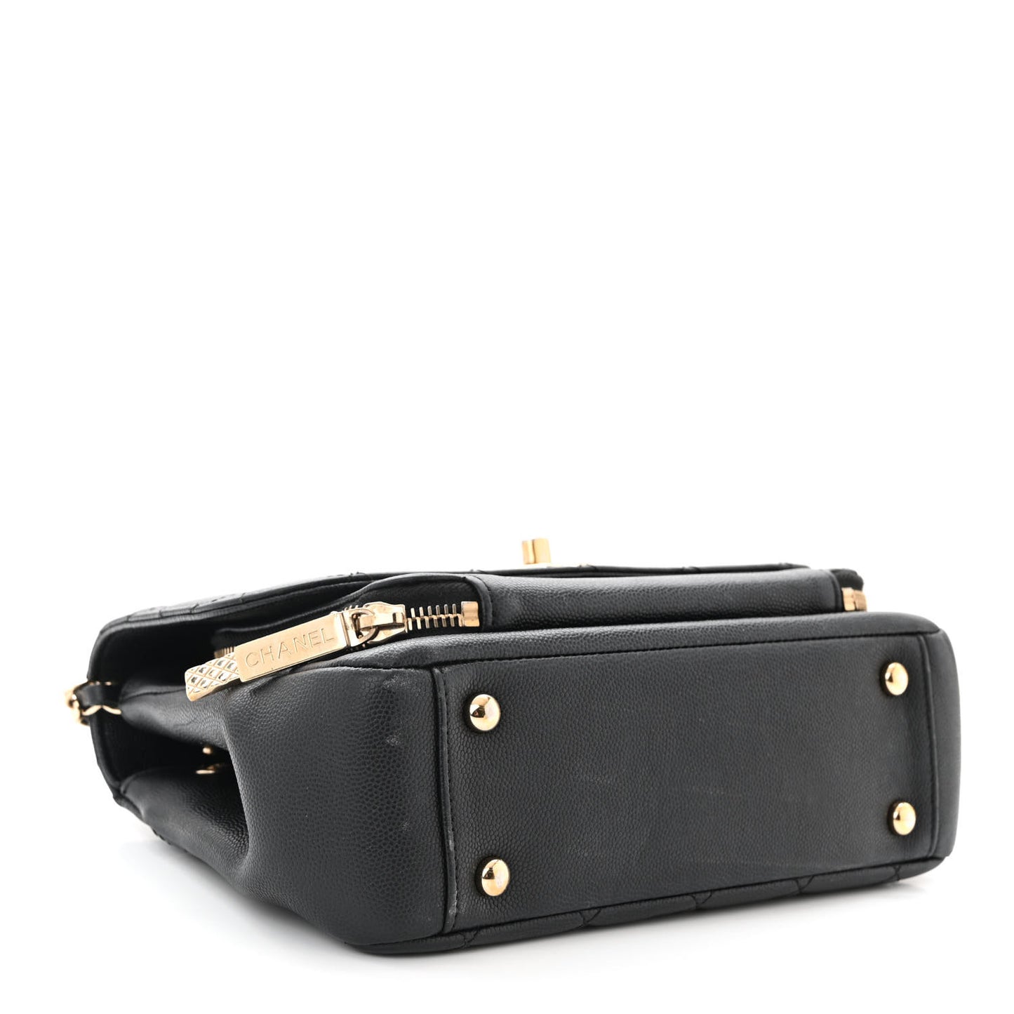 Caviar Quilted Medium Business Affinity Flap Black