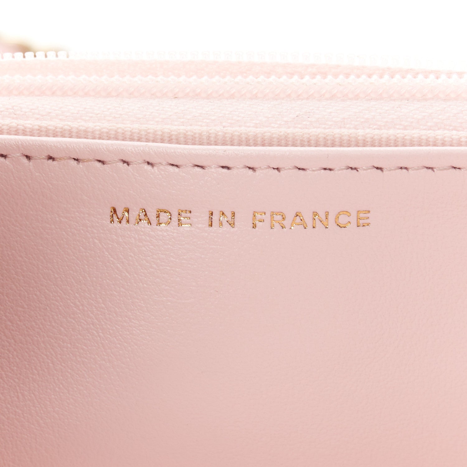 Chanel Caviar Quilted Wallet on Chain WOC Light Pink 7 of 12