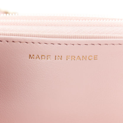Chanel Caviar Quilted Wallet on Chain WOC Light Pink 7 of 12