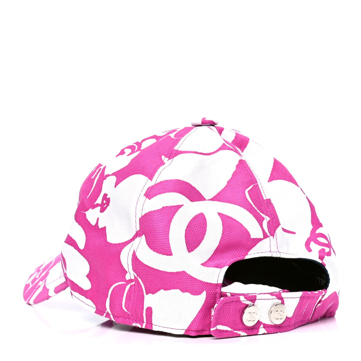 Cotton CC Cap Hat Pink White