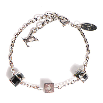 Louis Vuitton Swarovski Gamble Damier Bracelet Silver 1 of 6