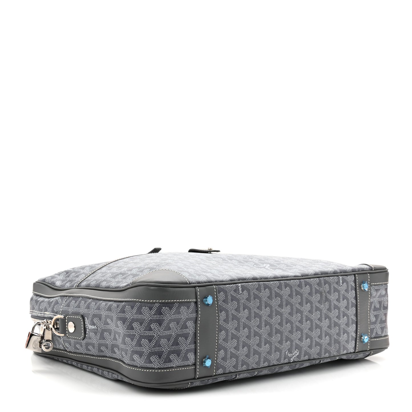 Goyardine Ambassade MM Briefcase Grey