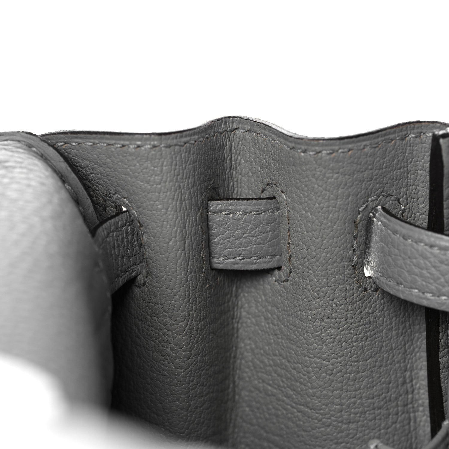 Hermes Togo Kelly Retourne 25 Gris Mouette 17 of 38