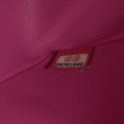 Chanel Matte Python Calfskin Medium Boy Flap Pink 7 of 8