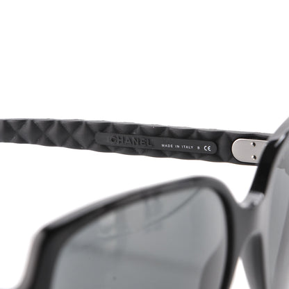 Chanel Quilted CC Sunglasses 5289-Q Black 6 of 7