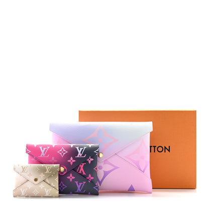 Louis Vuitton Monogram Giant Spring in the City Kirigami Pochette Set Sunrise Pastel Midnight Fuchsia Sunset Kaki 11 of 11