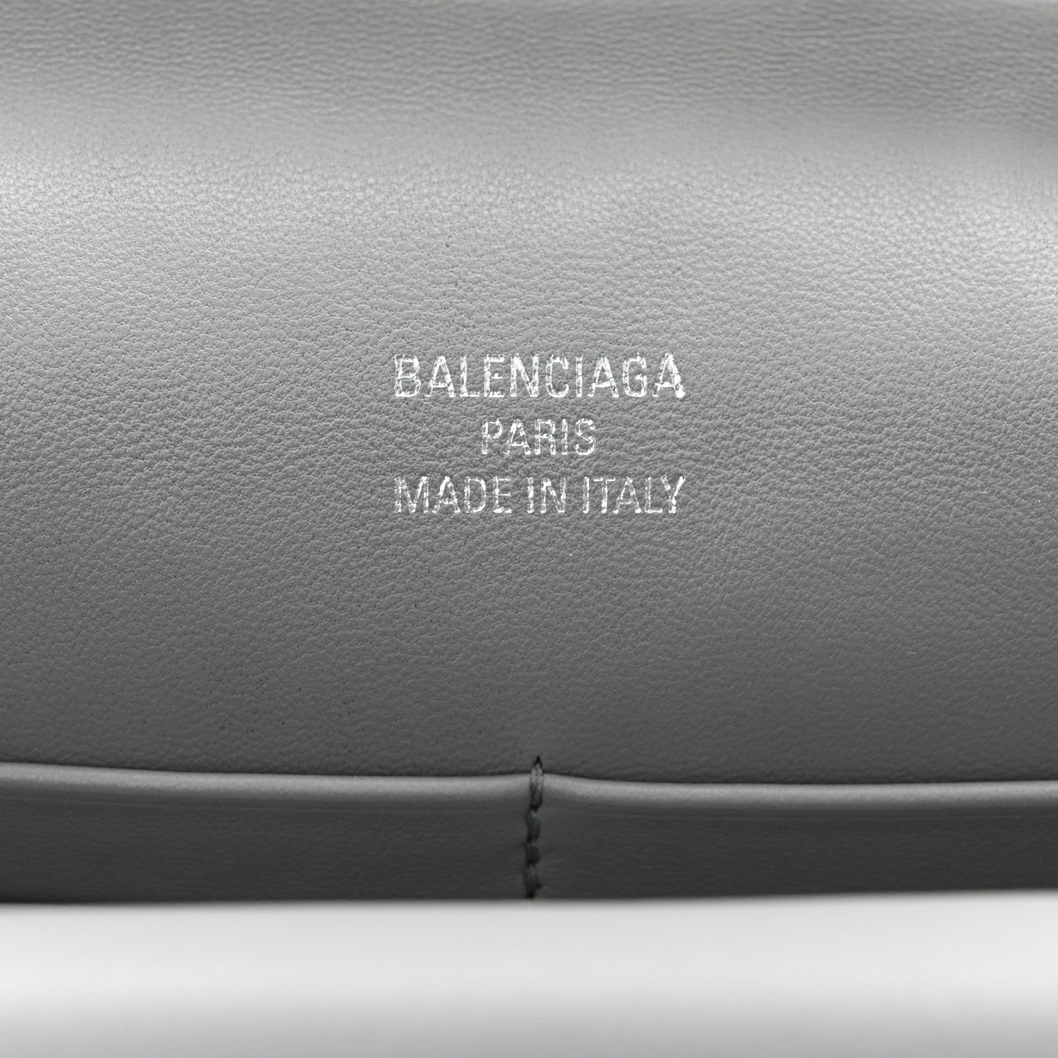 Balenciaga Smooth Calfskin Small Bel Air Clutch On Strap Cloud Grey 6 of 11