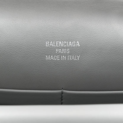 Balenciaga Smooth Calfskin Small Bel Air Clutch On Strap Cloud Grey 6 of 11