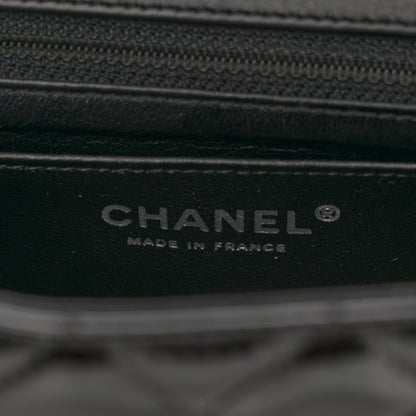 Chanel Patent Calfskin Quilted Mini Rectangular Flap Black 6 of 11